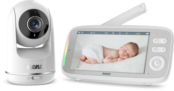 „Neno Vista“ – besisukantis vaizdo kūdikių monitorius su belaidžiu imtuvu