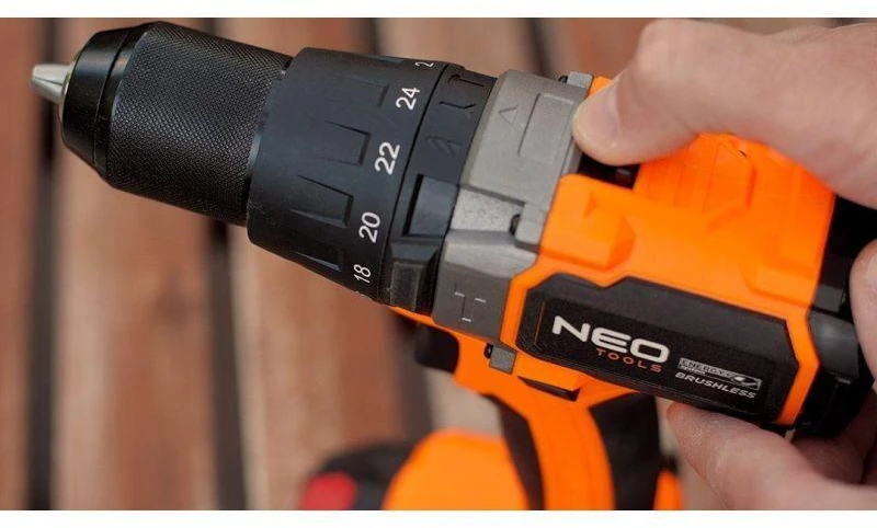 Neo Tools Wiertarko Wkretarka Bešepetis gręžtuvas-suktuvas su 100 Nm smūginiu sukimo momentu „Energy+ 18V“, be akumuliatoriaus