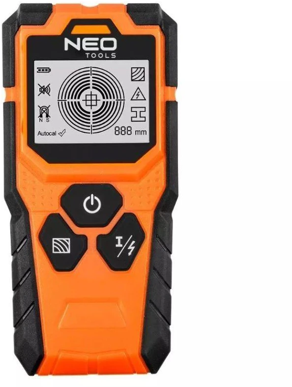 Neo Tools Laidų ieškiklis NEO 75-250 3 in 1: metalo, laidų ir medienos detektorius