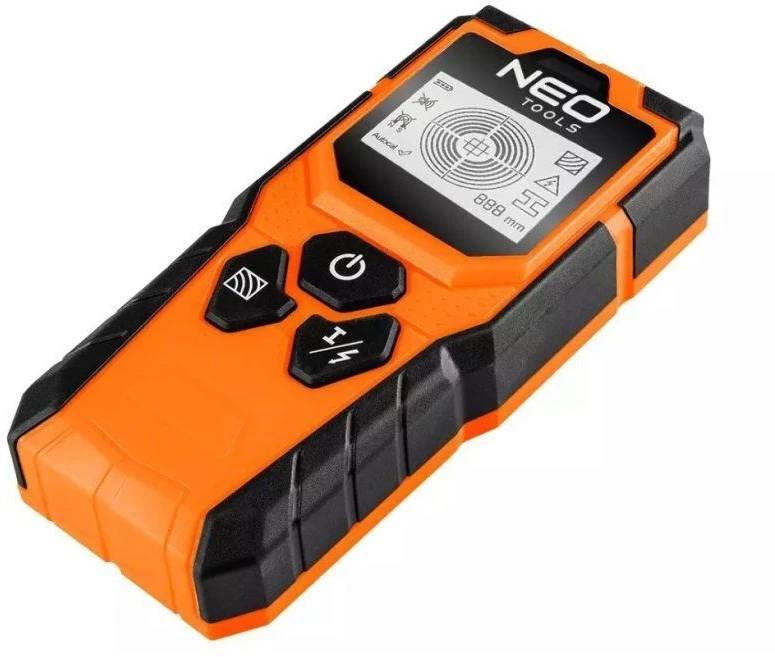 Neo Tools Laidų ieškiklis NEO 75-250 3 in 1: metalo, laidų ir medienos detektorius