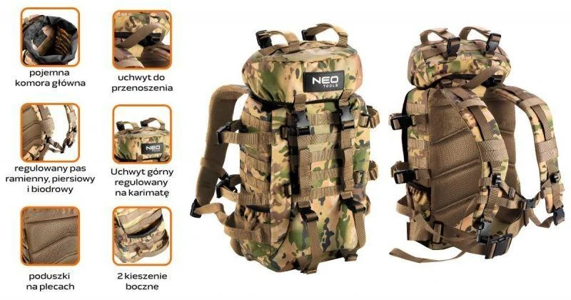 Neo Tools Kuprinė, 30L