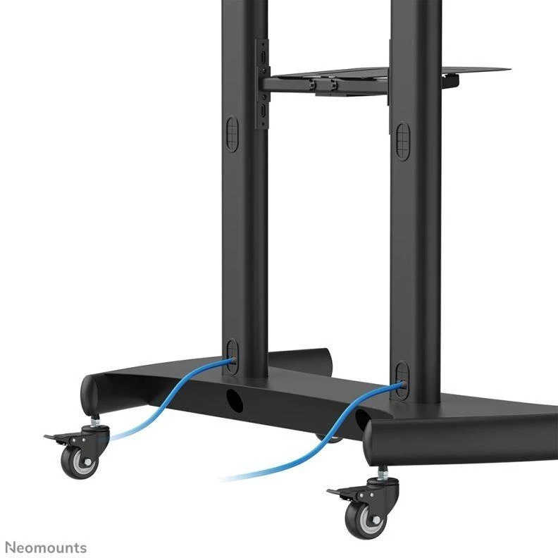 Laikiklis NeoMounts mobilus plokščiaekranis grindų stovas (aukštis: 128-160 cm), 60-100", c:Juodas
