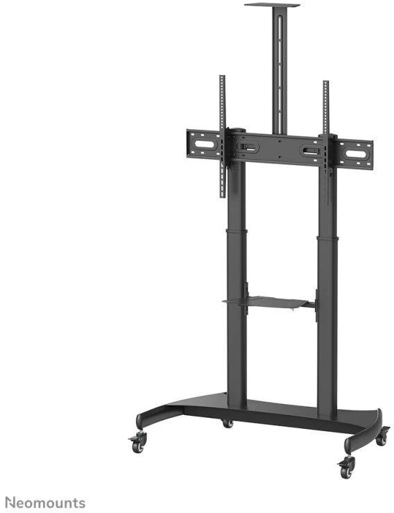Laikiklis NeoMounts mobilus plokščiaekranis grindų stovas (aukštis: 128-160 cm), 60-100", c:Juodas