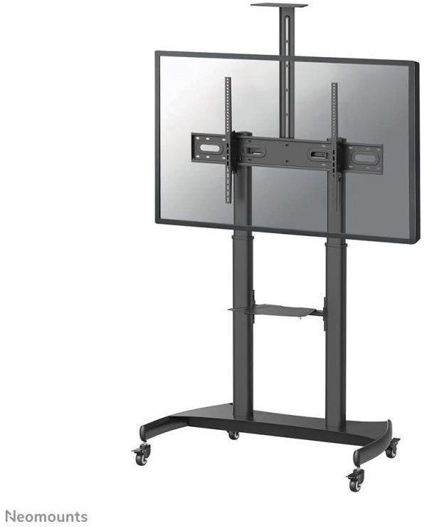 Laikiklis NeoMounts mobilus plokščiaekranis grindų stovas (aukštis: 128-160 cm), 60-100", c:Juodas