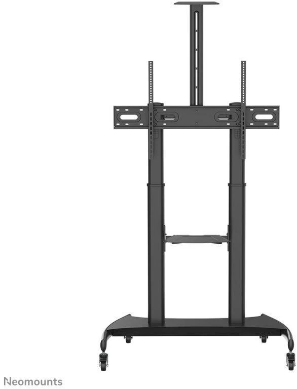 Laikiklis NeoMounts mobilus plokščiaekranis grindų stovas (aukštis: 128-160 cm), 60-100", c:Juodas