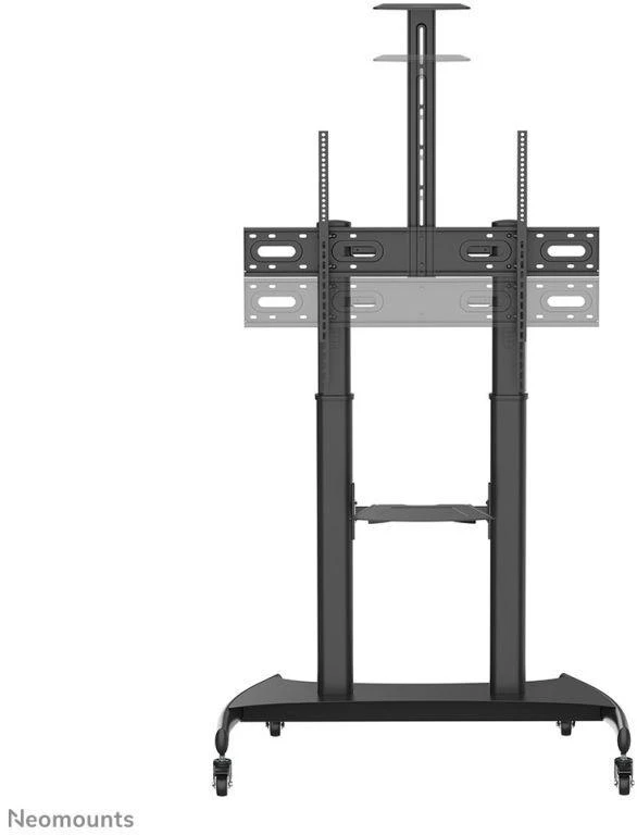 Laikiklis NeoMounts mobilus plokščiaekranis grindų stovas (aukštis: 128-160 cm), 60-100", c:Juodas