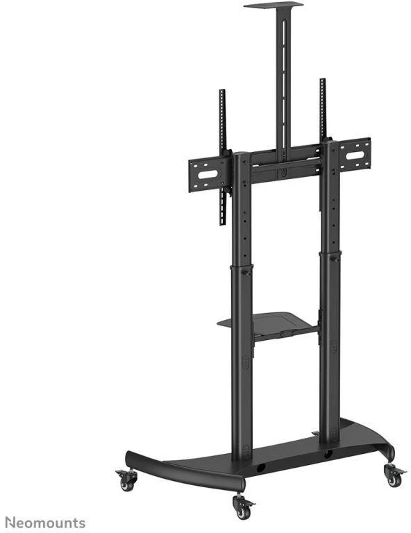 Laikiklis NeoMounts mobilus plokščiaekranis grindų stovas (aukštis: 128-160 cm), 60-100", c:Juodas