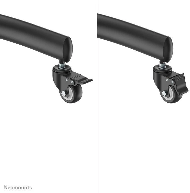 Laikiklis NeoMounts mobilus plokščiaekranis grindų stovas (aukštis: 128-160 cm), 60-100", c:Juodas