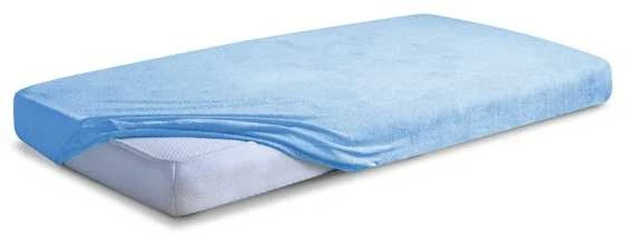 MATEX vandeniui atspari paklodė TERRY su elastine juostele 60x120 [TB0023_24] mėlyna