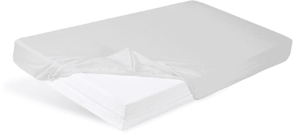 Drėgmei atspari vaikiška bambukinė paklodė Matex 70x140, pilka