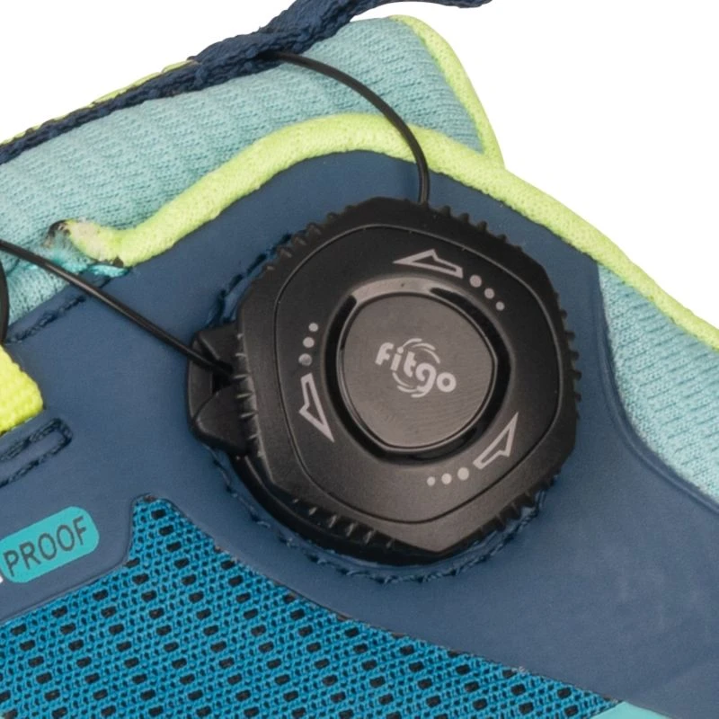 Neperšlampami žygio batai Trollkids Trollfjord Hiker Low XT, mėlyni