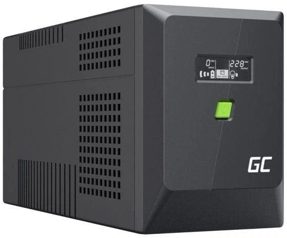 Ausinės NEPERTRAUKIAMO MAITINIMO ŠALTINIS Žalias CELL UPS POWERPROOF 900W/1500VA MODIFIED SINUSOID