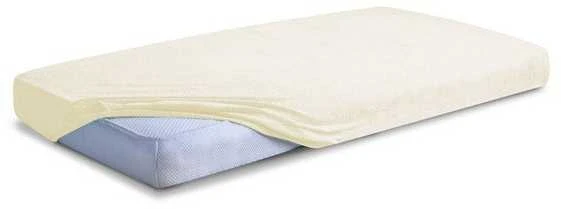 Baby Matex MATEX Neperšlampama paklodė TERRY su elastine juostele 60x120 [TB0023_02] ekri