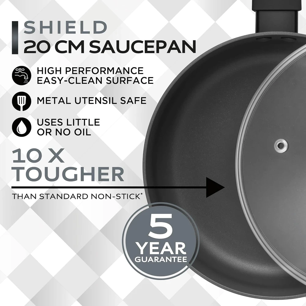 Nepridegantis puodas Russell Hobbs Shield, 20 cm