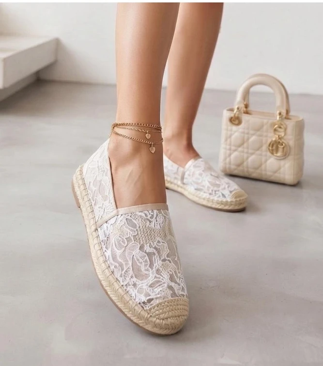 Nėriniuotos espadrilės Solea