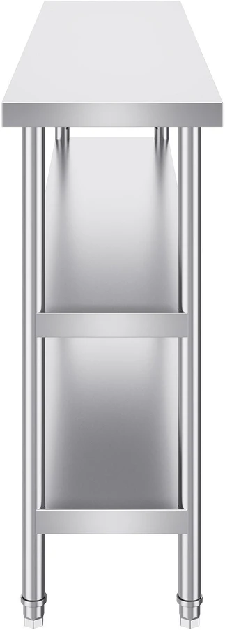 VEVOR Nerūdijančiojo plieno maisto ruošimo stalas 35x152 cm
