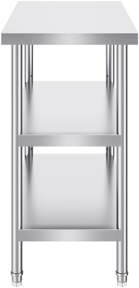 VEVOR Nerūdijančio plieno virtuvinis stalas 45x91 cm