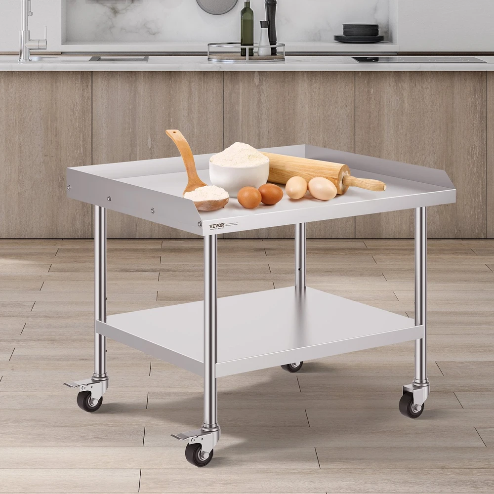 VEVOR nerūdijančio plieno darbo stalas 762 x 914 mm