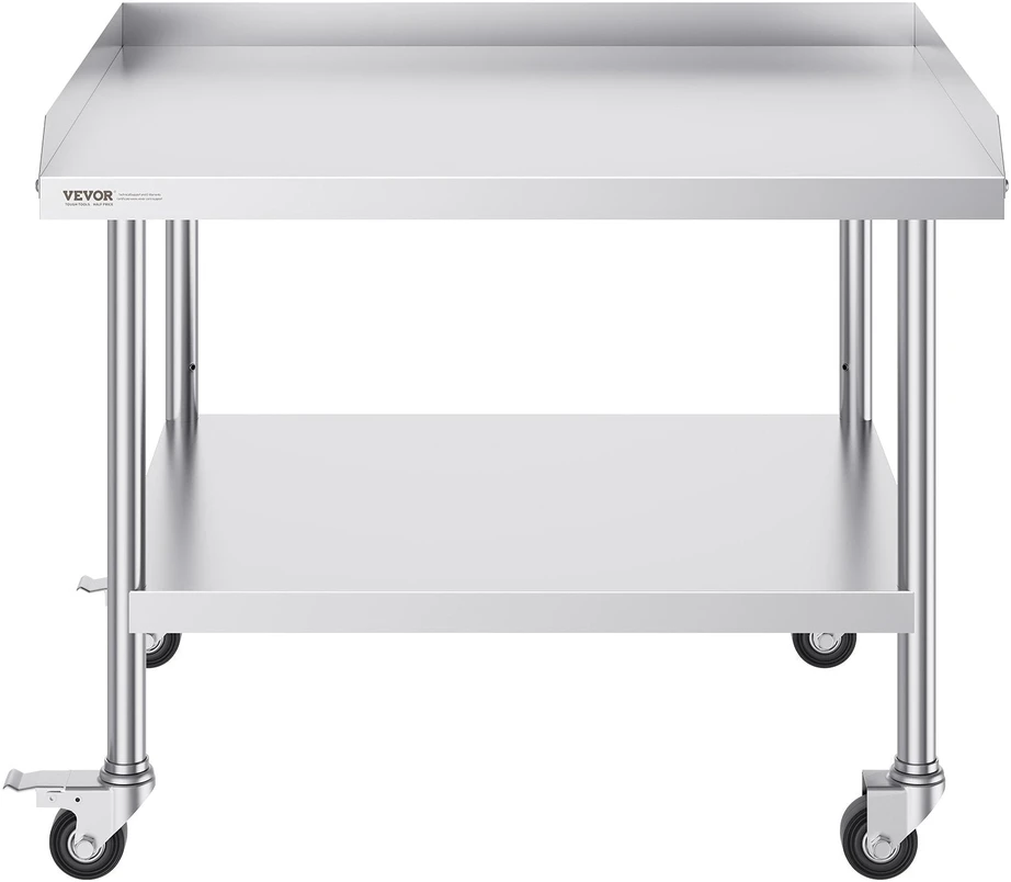 VEVOR nerūdijančio plieno darbo stalas 762 x 914 mm