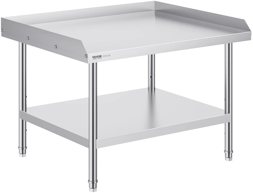 VEVOR Nerūdijančio plieno darbo stalas 76x91x66 cm