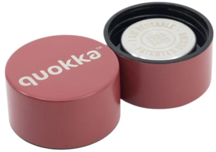 „Quokka Solid“ – nerūdijančio plieno termosas, 510 ml (ugnies plyta, Raudona)