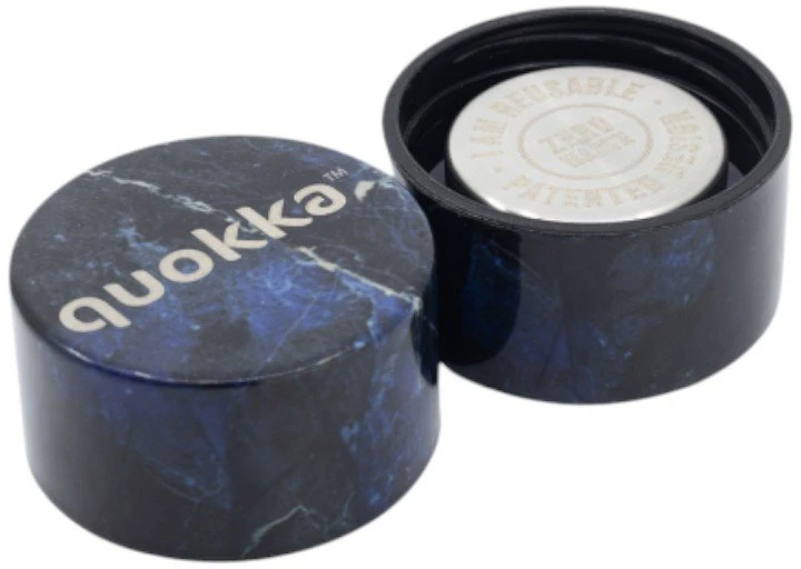Quokka Solid - Stainless Steel Thermal Bottle 510 ml (Juodas Marble)