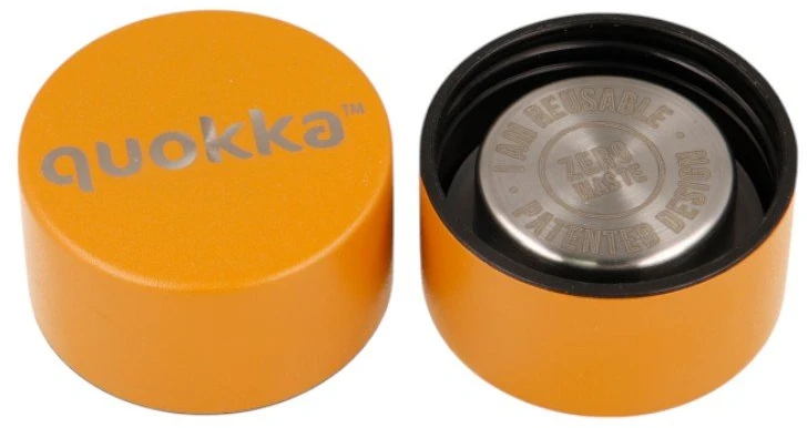 Quokka Solid With Strap - Stainless Steel Thermal Bottle 510 ml with Strap (Mustard)