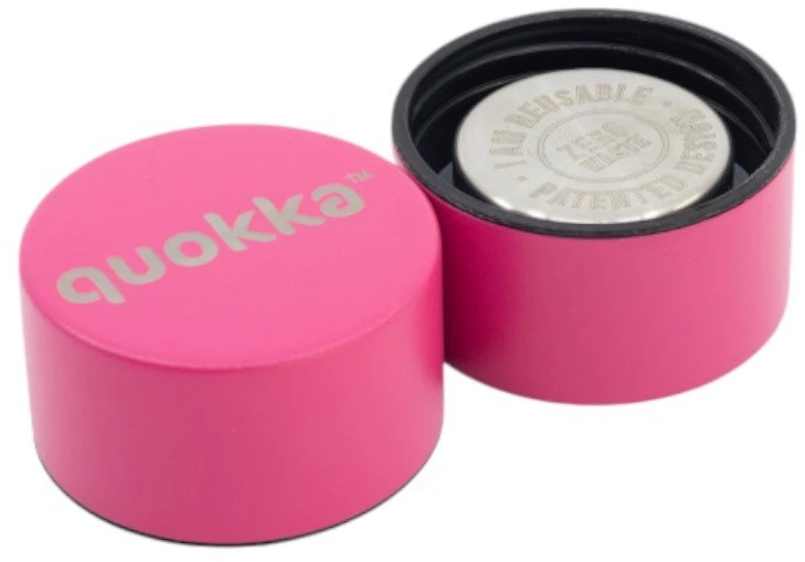 „Quokka Solid“ nerūdijančio plieno termo butelis 510 ml (aviečių rausva)