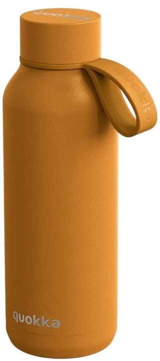 Quokka Solid With Strap - Stainless Steel Thermal Bottle 510 ml with Strap (Mustard)