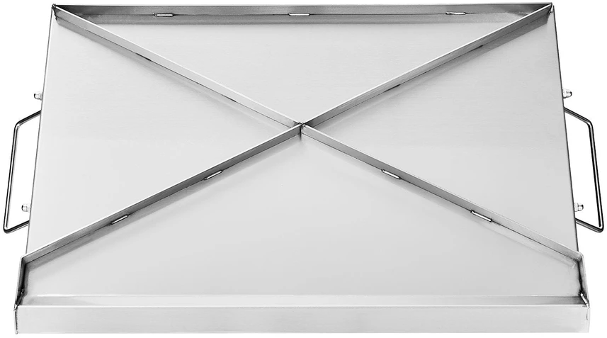 VEVOR Nerūdijančio plieno plokščias grilis 585x406 mm
