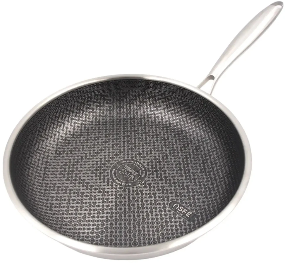 Nerūdijančio plieno keptuvė OSFE 316, 28 cm