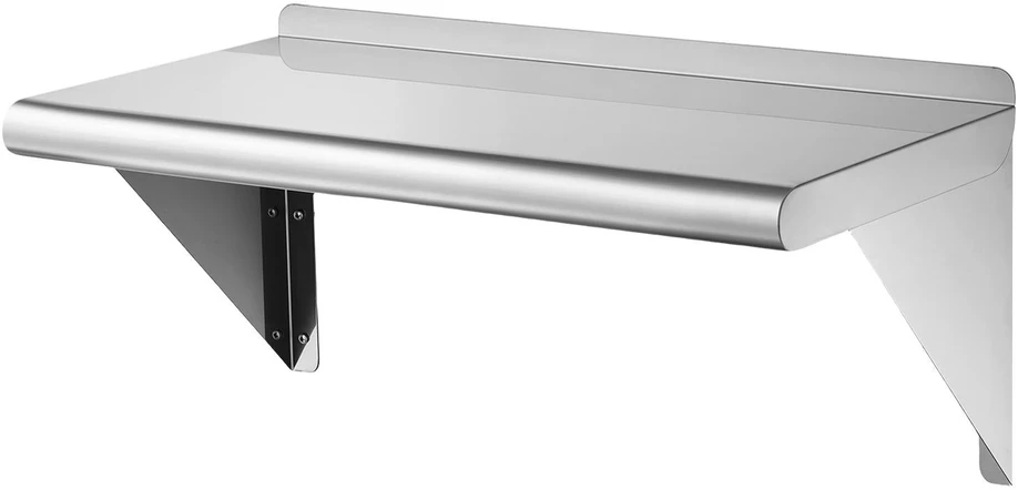 Nerūdijančio plieno lentyna VEVOR JC-WS-1224-418, 305 x 610 mm