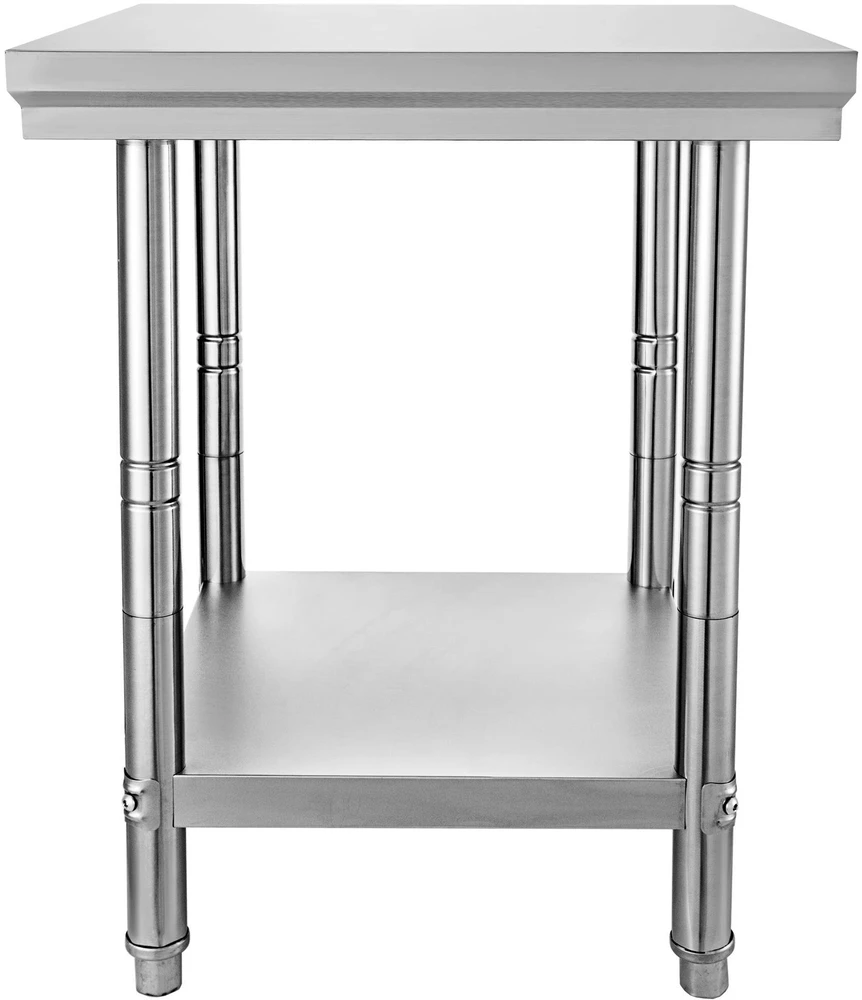 VEVOR Nerūdijančio plieno virtuvės darbo stalas 60x76x80 cm
