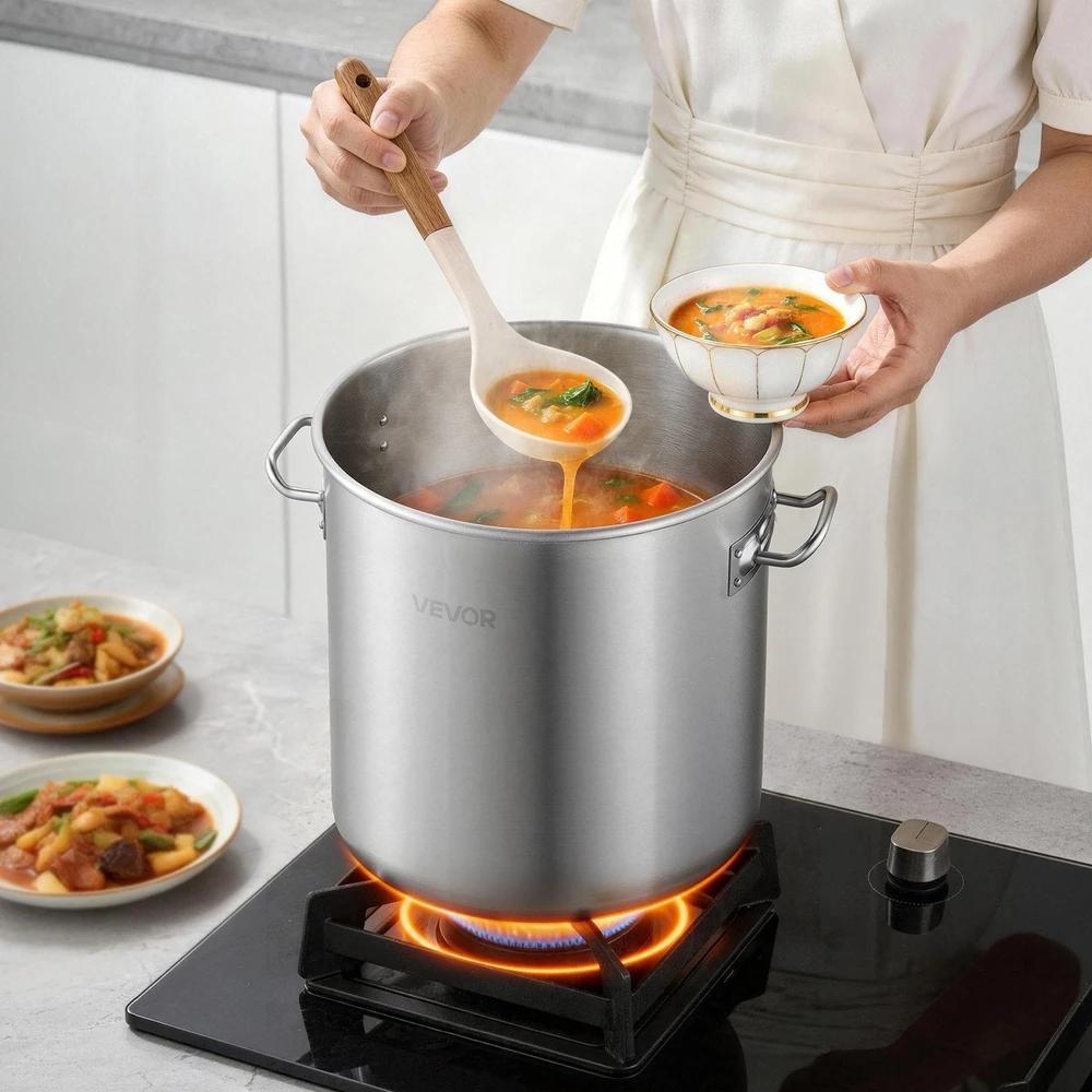VEVOR Nerūdijančio plieno puodas 19,9 l