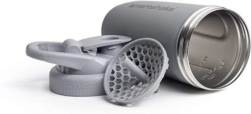 Nerūdijančio plieno shakeris SmartShaker Reforce Steel 900 ml