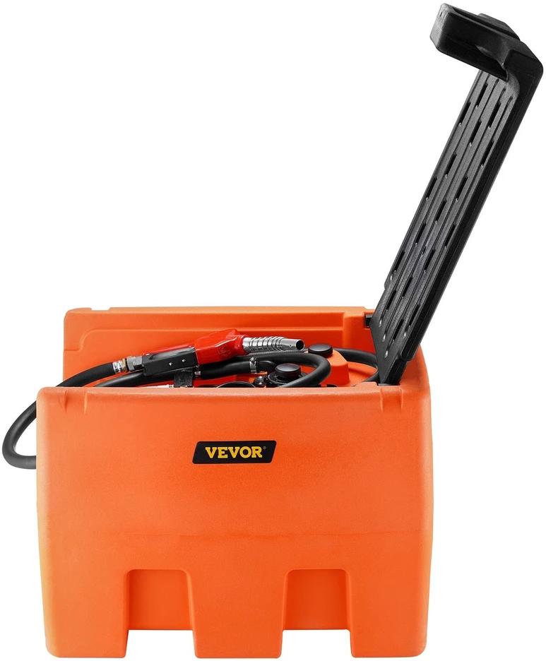 VEVOR Nešiojama dyzelino talpykla su 12V pompa
