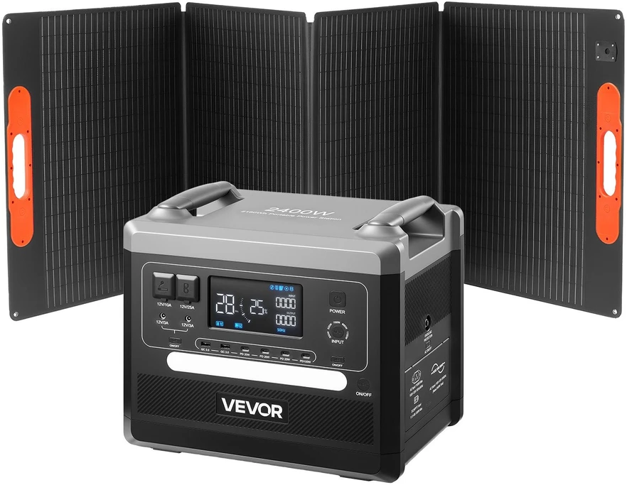 VEVOR Nešiojama saulės baterija 2400W