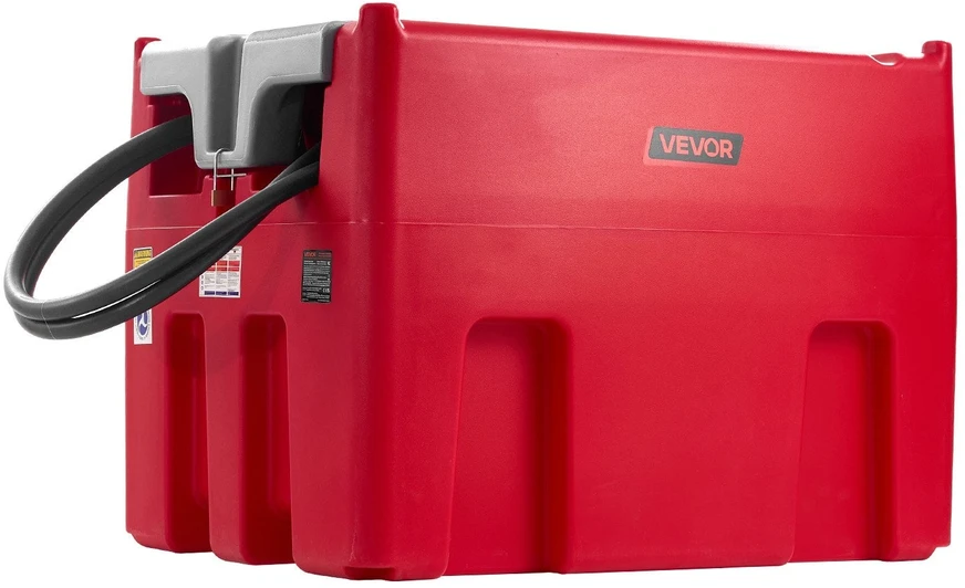 VEVOR Nešiojamas dyzelinio kuro bakas 440 L su pompa