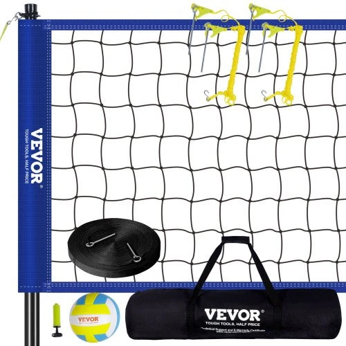VEVOR Nešiojamas tinklinio tinklas su reguliuojamu aukščiu