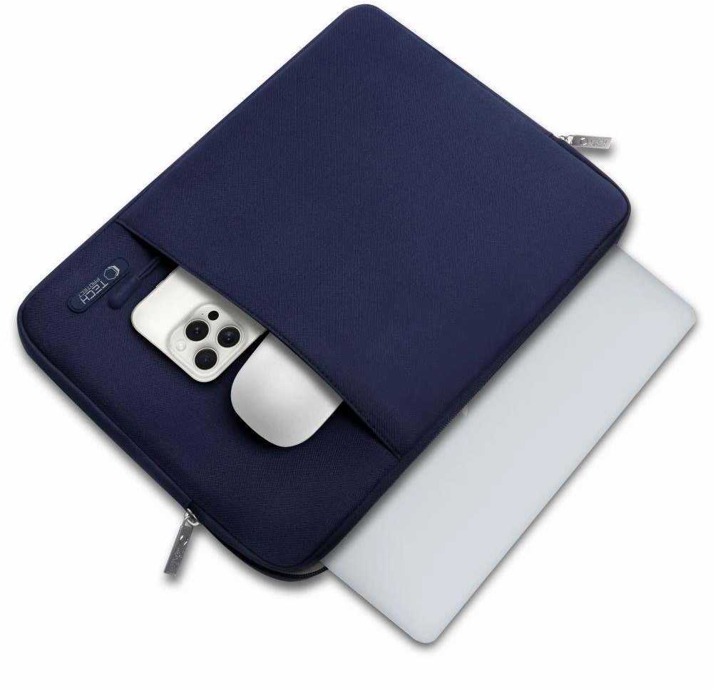 Tech Protect Tech-Protech Sleevy Nešiojamas kompiuteris 13-14 dėklas kompiuteriu mėlynos spalvos