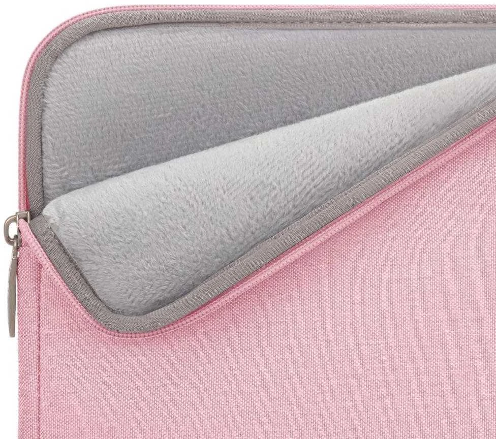 Tech Protect Tech-Protech Sleevy Nešiojamas kompiuteris 13-14 dėklas kompiuteriu rožinės spalvos