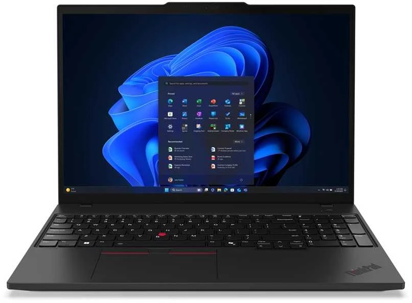 Lenovo ThinkPad T16 Gen 4 (Intel) Intel Core Ultra 7 255U Nešiojamas kompiuteris 40.6 cm (16") WUXGA 16 GB DDR5-SDRAM 512 GB SSD Wi-Fi 6E (802.11ax) Windows 11 Pro English Juodas