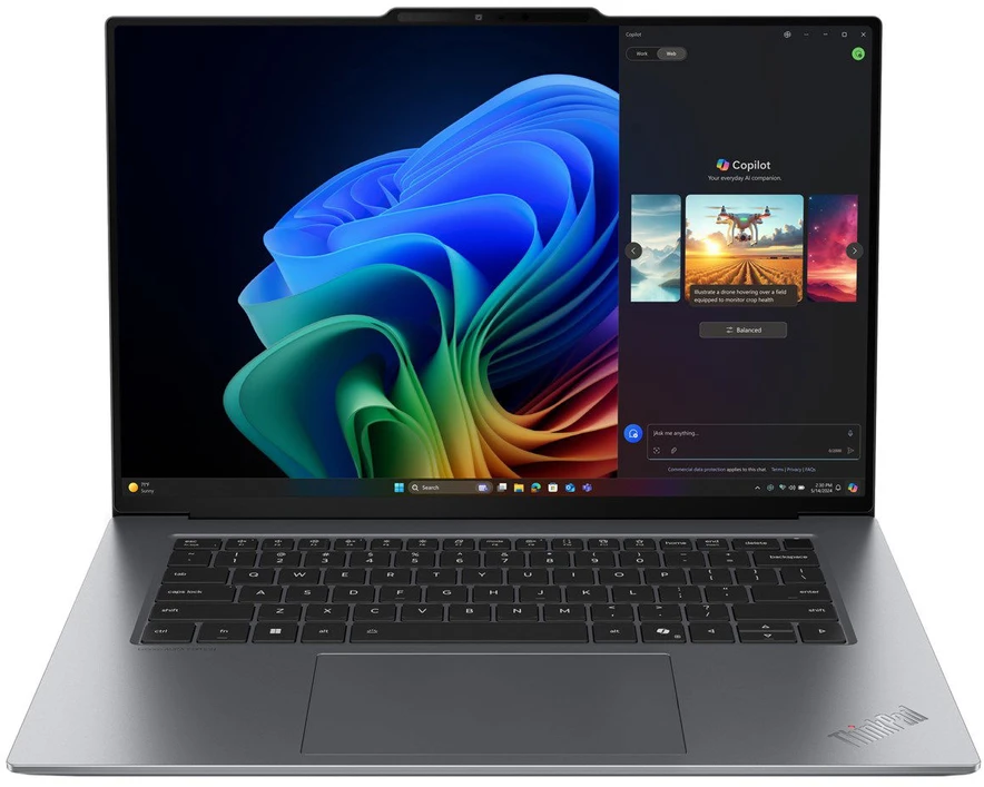 Lenovo ThinkPad X9-15 Gen 1 Copilot+ PC Intel Core Ultra 5 228V Nešiojamas kompiuteris 38.9 cm (15.3") 2.8K 32 GB LPDDR5x-SDRAM 512 GB SSD Wi-Fi 7 (802.11be) Windows 11 Pro English Pilkas