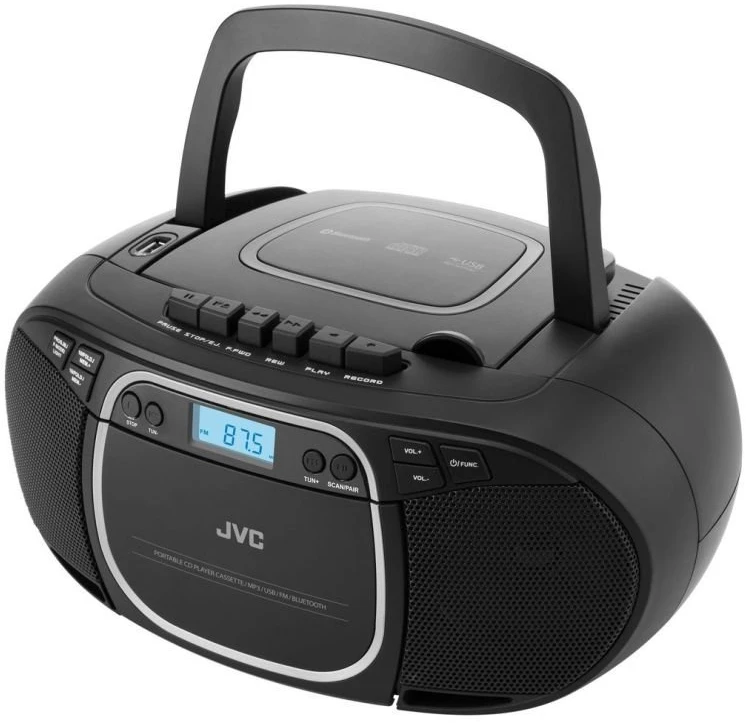 Nešiojamas radijo grotuvas JVC RC-E451B, juodas