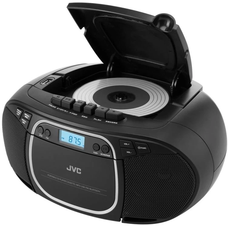 Nešiojamas radijo grotuvas JVC RC-E451B, juodas