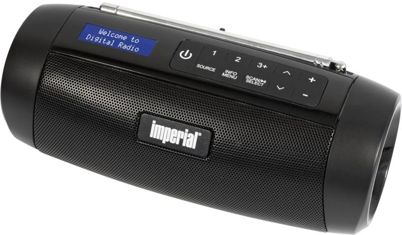 Nešiojamasis DAB+/FM radijas Imperial DABMAN GO, juodas