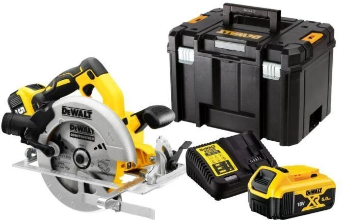 Akumuliatorinis diskinis pjūklas Dewalt DCS570P2 18V 2x5Ah