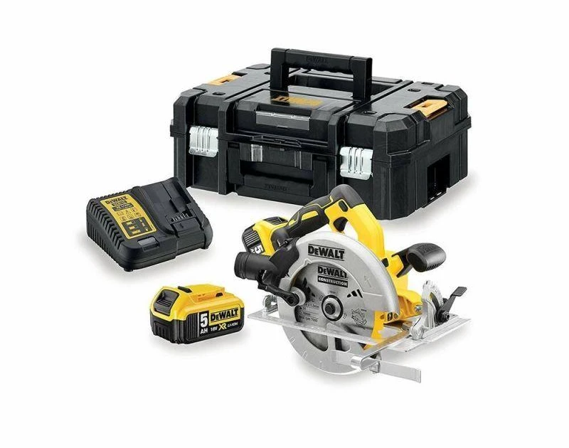 Akumuliatorinis diskinis pjūklas Dewalt DCS570P2 18V 2x5Ah