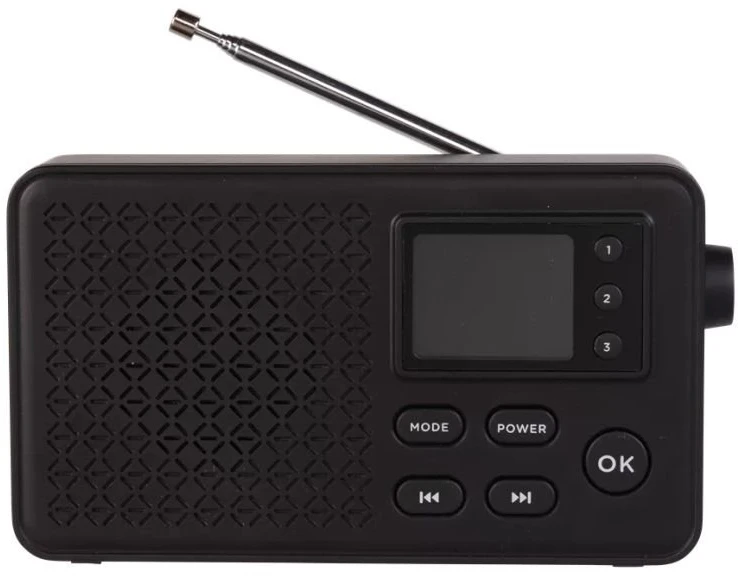 Nešiojamasis radijas Denver DAB-57 su DAB+ ir FM, juodas