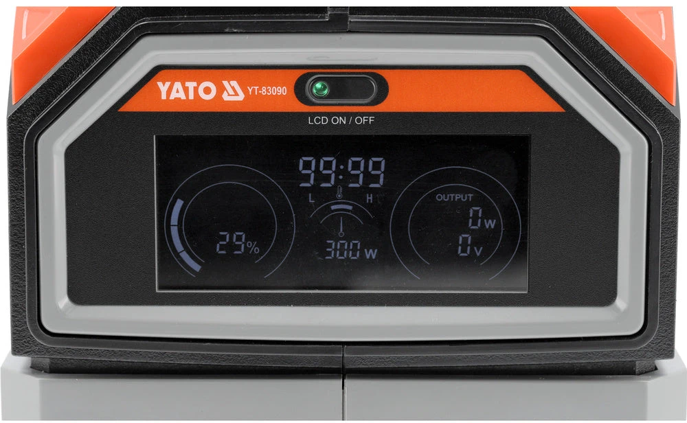 Yato Nešiojama maitinimo stotis 300W, 315Wh, su USB-C PD, maitinimo blokas stovyklavimui, avarinis maitinimo šaltinis